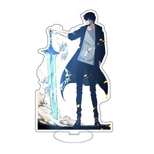 Sonsoke Anime Jinwoo Sung Acryl Standing Game Figure Stand Acrylic Stand Model Collections Peripherietisch Cosplay Dekoration (Jinwoo Sung 20) von Sonsoke