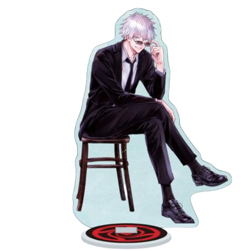Sonsoke Anime Satoru Gojo Itadori Yuji Acryl Stehspiel Figur Ständer Acryl Ständer Modell Kollektionen Peripherietisch Cosplay Dekoration (Satoru Gojo 11) von Sonsoke