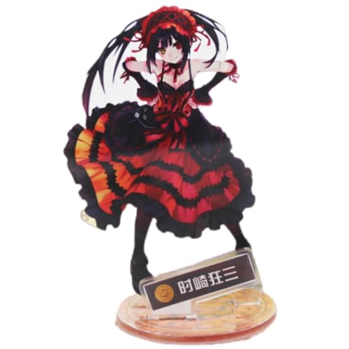 Sonsoke Anime Tokisaki Kurumi Acryl Stehende Spielfigur Ständer Acryl Ständer Modellsammlungen Peripherietisch Cosplay Dekoration (Tokisaki Kurumi 1) von Sonsoke