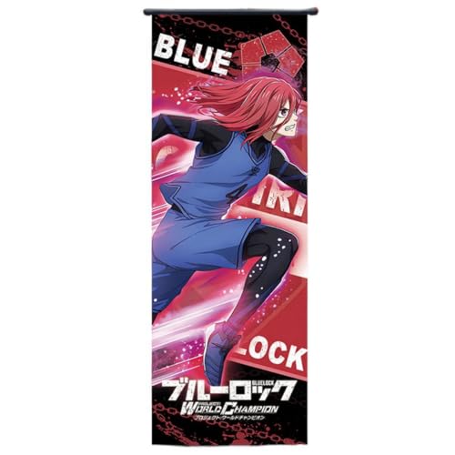 Sonsoke Blue Lock Anime Figur Wandkunst Poster Wandbehang Scroll Poster Leinwand Kunst Wandrahmen Schlafzimmer Dekor 70 x 25 cm (Chigiri Hyoma 2) von Sonsoke