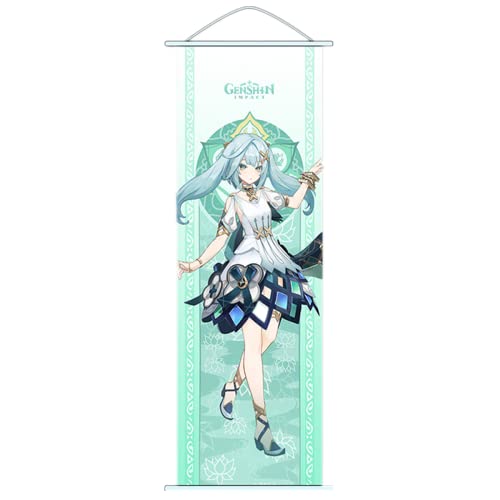 Sonsoke Genshin Impact Anime Figur Wand Scrollen Poster Spiel Rolle Merch Poster Aufhänger Anime Wanddekoration Poster 70 x 24 cm Rahmen (Faruzan) von Sonsoke