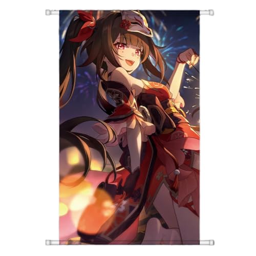 Sonsoke Spielfigur-Wandkunst-Poster, Wandbehang, Rollposter, Leinwand, Kunst, Wandrahmen, Schlafzimmer-Dekor, 60 x 40 cm (funkelnd) von Sonsoke