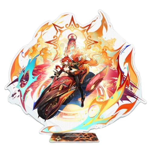 Sonsoke Skirk Anime Acryl Stehend Spiel Figur Ständer Acryl Ständer Modell Sammlungen Peripherie Tisch Cosplay Dekoration (Mavuika) von Sonsoke