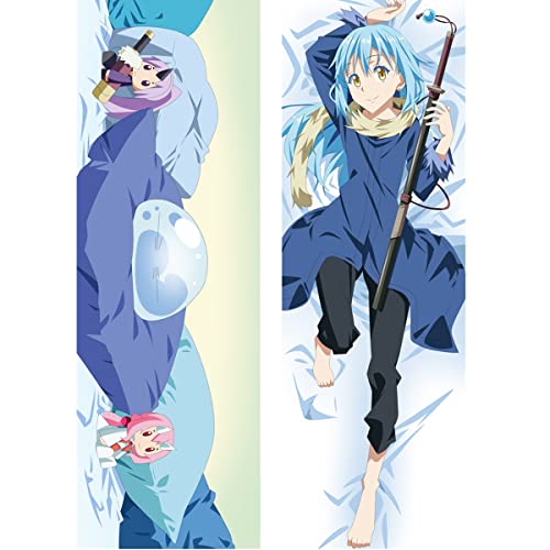 Sonsoke That Time I Got Reincarnated as a Slime Rimuru Tempest Kissenbezug Umarmung Kissenbezug Anime Stuffed Zipper Double Sided Print Throw Pillow 59X20 inch (Rimuru3), L von Sonsoke