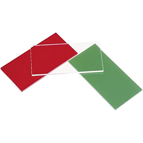 1 Stück Acrylglas GS (LxB) 100 mm x 200 mm Materialstärke 3 mm rot von Sonstige