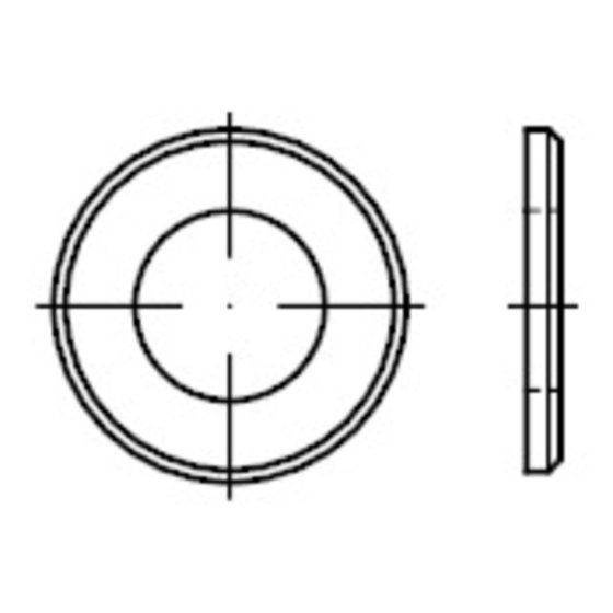 Flache Scheiben, normale Reihe Pkl. A, ISO 7090 Stahl 200HV zinklamelle 25mm von Sonstige