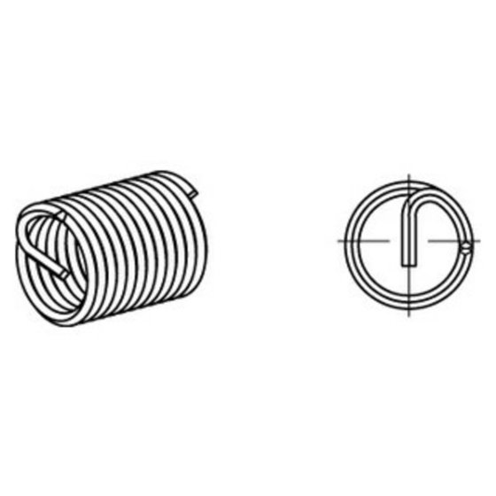 Gewindeeinsatz ART 88330 AMECOIL A 2 Typ SR AM 6 x 9 A 2 S von Sonstige