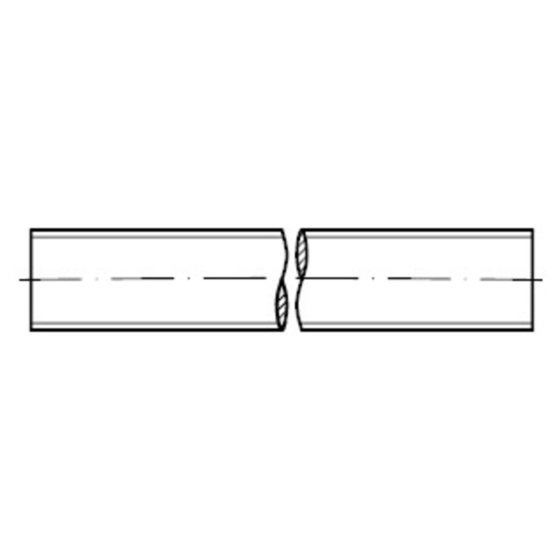 Gewindestange DIN 976 Edelstahl A2 M24x1000 von Sonstige