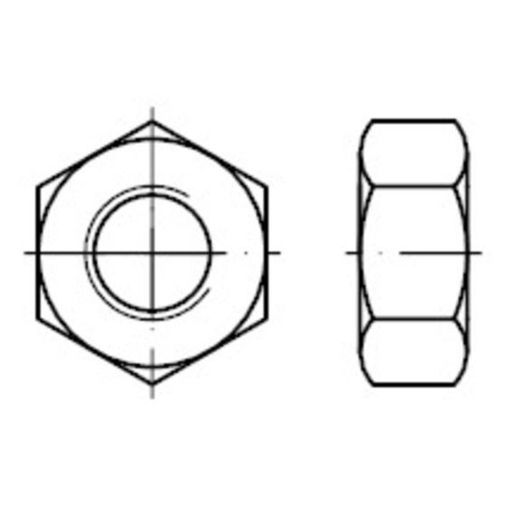 Sechskantmuttern, DIN 934 Edelstahl A4-80 blank M 20 von Sonstige