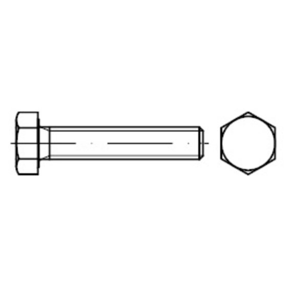 Sechskantschraube mit Gewinde bis Kopf DIN 933 Messing M16x 25 von Sonstige