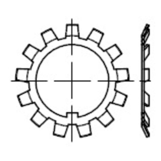 Sicherungsbleche für Nutmuttern DIN 981, DIN 5406 Stahl blank MB 30 M 150x2 von Sonstige