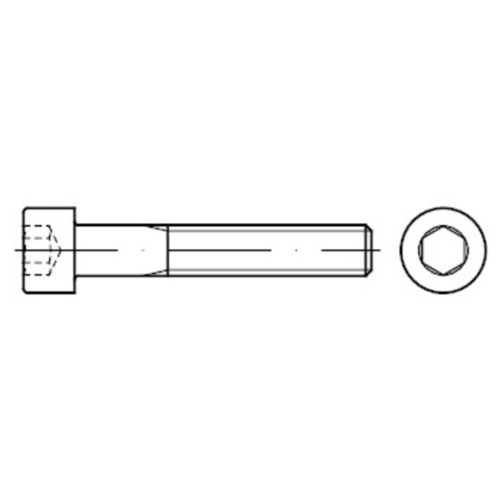 Zylinderschraube mit Innensechskant ISO 4762 Edelstahl A4 BUMAX 88 M10x 75 von Sonstige