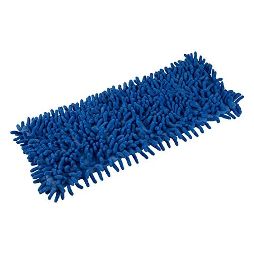 Sonty 2 Stück Chenille Mopp blau, Wischmop, 40cm, Mop mit Taschenbezug für Klapphalter bis 40 x 12 cm (2) von Sonty
