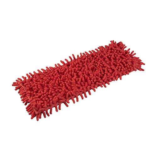 Sonty 5 Stück Chenille Mopp rot, Wischmop, 40cm, Mop mit Taschenbezug für Klapphalter bis 40 x 12 cm (5) von Sonty