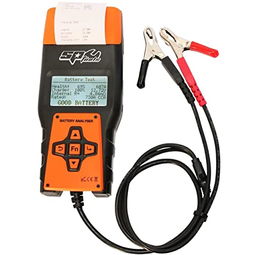 SP TOOLS, SP61065, 12V Automobilbatteriestester mit integriertem Drucker von SP Tools