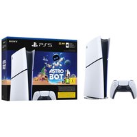 Sony Playstation 5 Slim Digital-Edition Astro Bot Bundle, weiß von Sony
