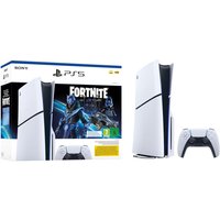 0 Sony Playstation 5 Slim Disc-Edition Fortnite Cobalt Star Bundle, weiß von Sony