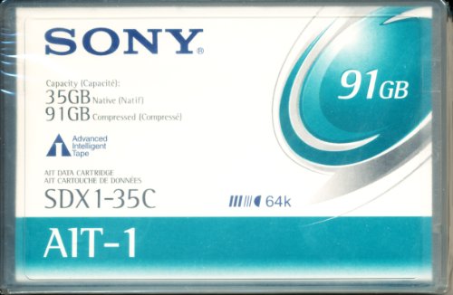 Sony AIT-1 SDX1-35C Datenkassette (Bandlänge 230 m) 35/91 GB von Sony