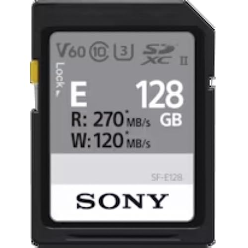 Sony SFE128A Speicherkarte – 128 GB High-Speed SD-Karte für 4K Video & Profi-Fotografie von Sony