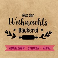 Aufkleber Für Keksdose, Plätzchendose | Spruch Plätzchenglas Weihnachtsaufkleber Sticker Glasaufkleber von SooSchee