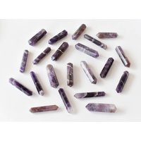 Amethyst Double Terminated Crystal Point Bleistift Doppelpunktstifte von SoothingCrystalStore