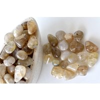 Goldene Rutil Trommelsteine, Heilkristalle Trommelsteine in Packungsgrößen Von 1, 2, 5, 100 Gramm Und 200 von SoothingCrystalStore