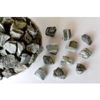 Grüner Zebra-Jaspis Rohe Natursteine 1 Zoll Rohsteine Natürliche Kristalle von SoothingCrystalStore