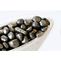 Kristall Pyrit Trommelsteine, Energetisierende Heilsteine, Taschensteine, Getrommelt in Packungsgrößen Von 1, 2, 5 Stück & 100, 200 Gramm, Stone von SoothingCrystalStore