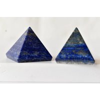 Lapis Lazuli Crystal Heilpyramide ~ Pyramide Für Grid Und Chakra Balancieren von SoothingCrystalStore