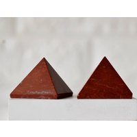 Roter Jaspis-Heilpyramide ~ Kristallpyramide Für Gitter - Und Chakra-Ausgleich, Mit Kostenlosem Versand von SoothingCrystalStore