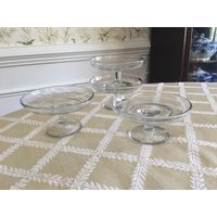 Set Von 4 Dessert Vorspeise Servieren Gläser Akanthusblättern Radierung von SophieandCherie