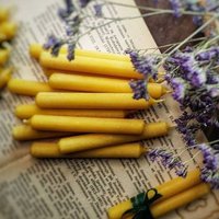 Toper Kerze I Bienenwachs Naturwachs Geburtstagsgeschenk Geschenk Für Sie Versende Ein von KuzuArte