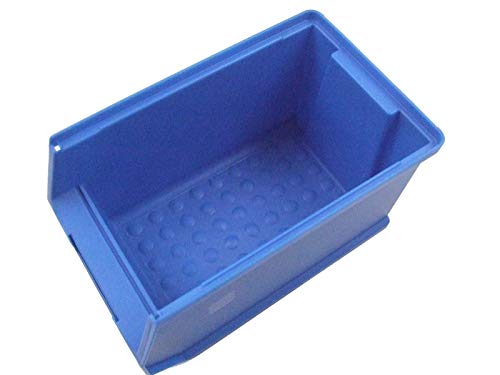 10 Stück Stapelboxen 235x145x125 mm Gr. 3 (blau) Made in Germany von Sopo A-Z