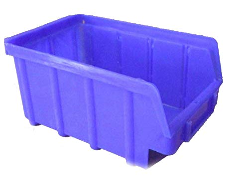 40 Stapelboxen blau Gr. 2 Schraubenbox Schütte Lagerkiste Hobby von sopo a-z
