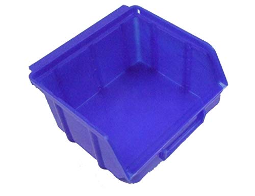Lagerbox 80 Stück blaue Stapelboxen Gr. 1 Sichtlagerboxen Hobby von sopo a-z