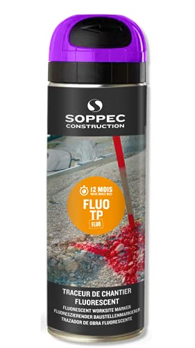 Baustellenmarkier-Spray Fluo TP von Soppec