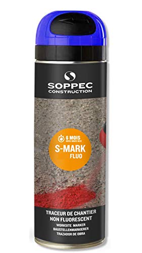 Soppec 1419O S Mark Fluo Lackspray, blau von Soppec