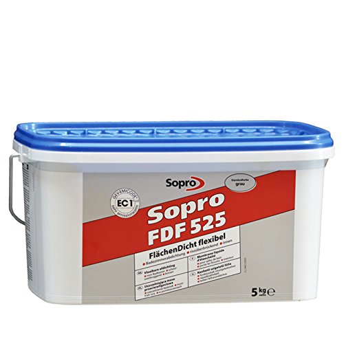 Sopro Flächendicht flexibel FDF, grau, Eimer 5 kg von Sopro