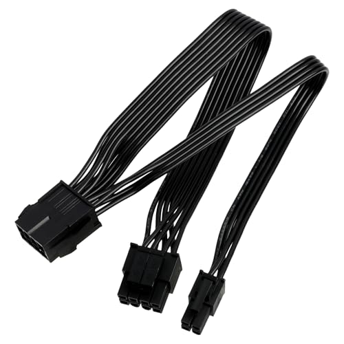 CPU 8-polig auf CPU 8-polig + 4-polig Motherboard Stromverlängerungskabel, ATX Stromkabel, EPS 12V, Flexibles Flachkabel für optimale Luftzirkulation, 25 cm Länge, Schwarz CPU 8-polig auf CPU 8-polig + 4-polig Motherboard Stromverlängerungskabel, ATX Stromkabel, EPS 12V, Flexibles Flachkabel für optimale Luftzirkulation, 25 cm Länge, Schwarz von SopwMap