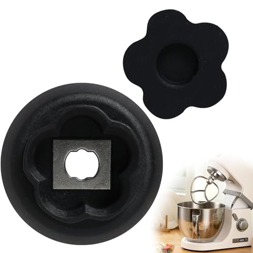 Guide/Clutch Axle for Monsieur Cuisine Connect & Monsieur Cuisine Smart, Kupplungsführungsgetriebe, Robuste Zahnkupplungsführung, Inklusive Gummiverkleidung, Metallschaft – Verbesserte Haltbarkeit von SopwMap