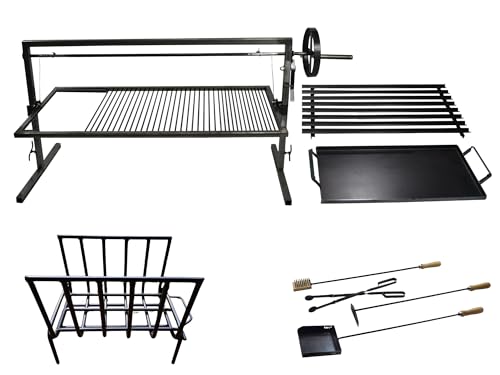 Sor pampa grill Eisen Argentinischer Stil Santa Maria (Santa Maria + Eisenpfanne + Feuerwerkzeuge) von Sor pampa grill
