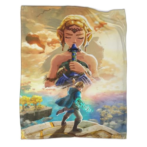 3D Legend Zelda Wohndecke Flanell Flauschig Weich Und Warme Link Sofadecke Für Schlafzimmer, Sofa Für Kinder Erwachsene 70x80inch(180x200cm) von SorEci