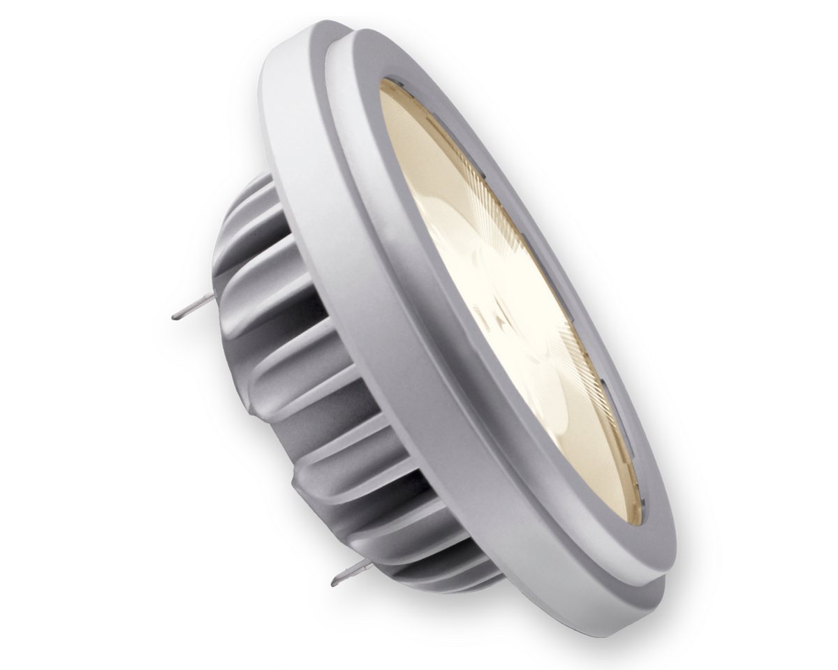 Soraa LED-Leuchtmittel Soraa Vivid 3 Vollspektrum LED AR111 G53 - 18.5Watt, Spot 9°, G53, Warmton - wie Glühlampe, Vollspektrum LED CRI 95 R9 von Soraa