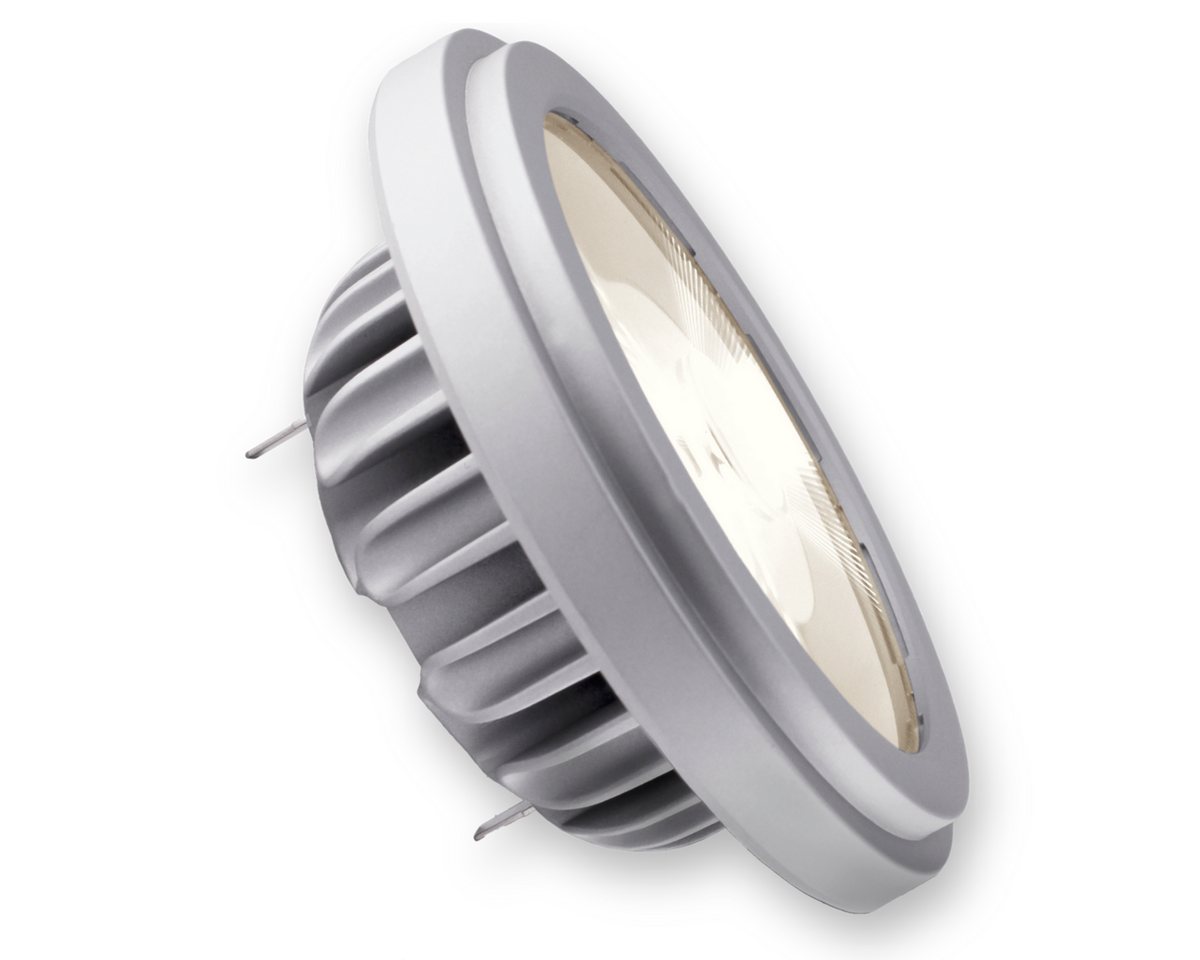 Soraa LED-Leuchtmittel Soraa Vivid 3 Vollspektrum LED AR111 G53 - 18.5Watt, Spot 9°, G53, Warmton - wie Halogen, Vollspektrum LED CRI 95 R9 von Soraa