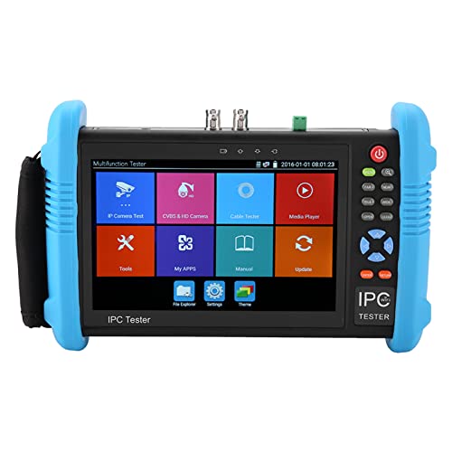 IP Kamera Tester 1080P CCTV Tester HDMI Tester mit 7 Zoll IPS Touchscreen CCTV CVBS Analog Tester mit POE/WIFI/8G-TF-Karte/HDMI-Ausgang/RJ45 TDR/Dual Window Test/Firmware(IPC-9800-Plus) von Sorand