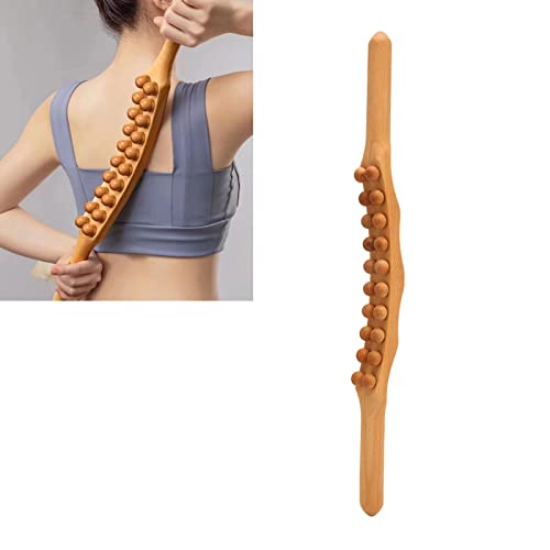 Sorandy Buchenholz Anti Cellulite Massagegerät - Lymphdrainage Massagegerät, Lösen Tiefer Gewebe Massageroller Holz, Ganzkörper Meridian Massage Stick für Nacken, Beine, Rücken, Körper von Sorandy