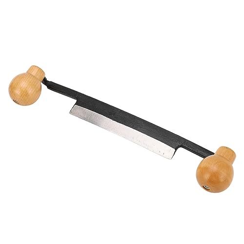 Gerades Ziehmesser, Gerades Zieh-Rasierwerkzeug mit Ergonomischem, Rutschfestem Holzgriff, Zieh-Rasiermesser, Holzbearbeitungs-Entrindungshandwerkzeug Zum Entfernen von Rinde und von Sorandy