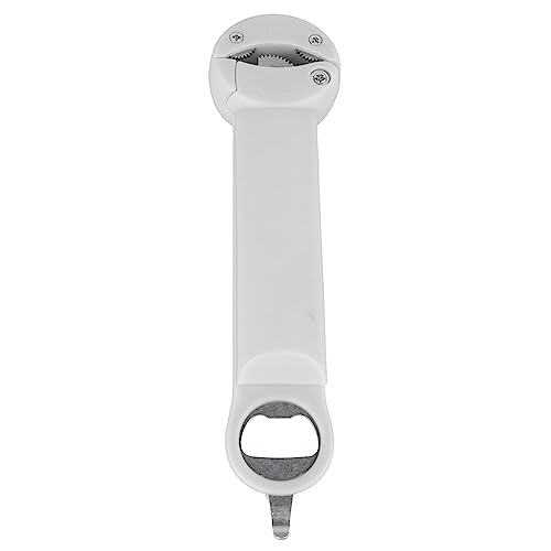 Glasöffner, Flaschenöffner mit verstellbarem Schraubverschluss aus Edelstahl, 3 in 1 multifunktionaler, versenkbarer Glasflaschenöffner für schwache Hände, Kinder, Senioren (Beige) von Sorandy