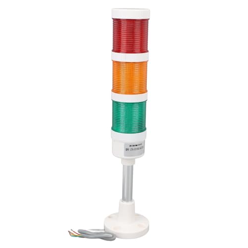LED-Signalturm-Stapelleuchte, Industrielle Signalwarnleuchten, Säulensignalturm-Anzeigelampe Andon-Leuchten mit Summer für CNC-Maschine, Überwachung von Standorten, Baustellen von Sorandy