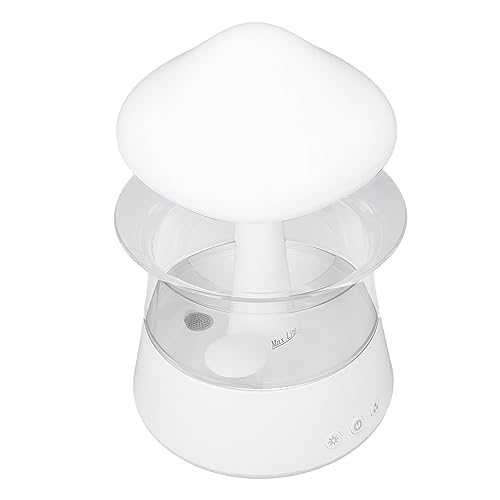 Regen Wolke Luftbefeuchter Wassertropfen, 300ml Pilz Regen Diffusor mit Super Silent, 7 Farben, mehrere Arbeitsmodi, Wolke Luftbefeuchter Regentropfen für Schlafen entspannend von Sorandy
